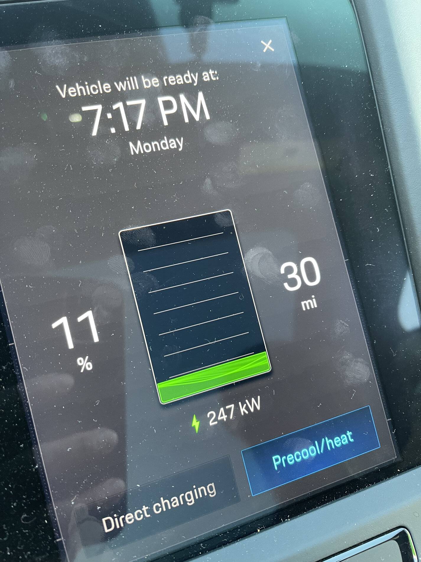 Porsche Taycan real world 250kW charging from past weekend road trip to LA IMG_1073