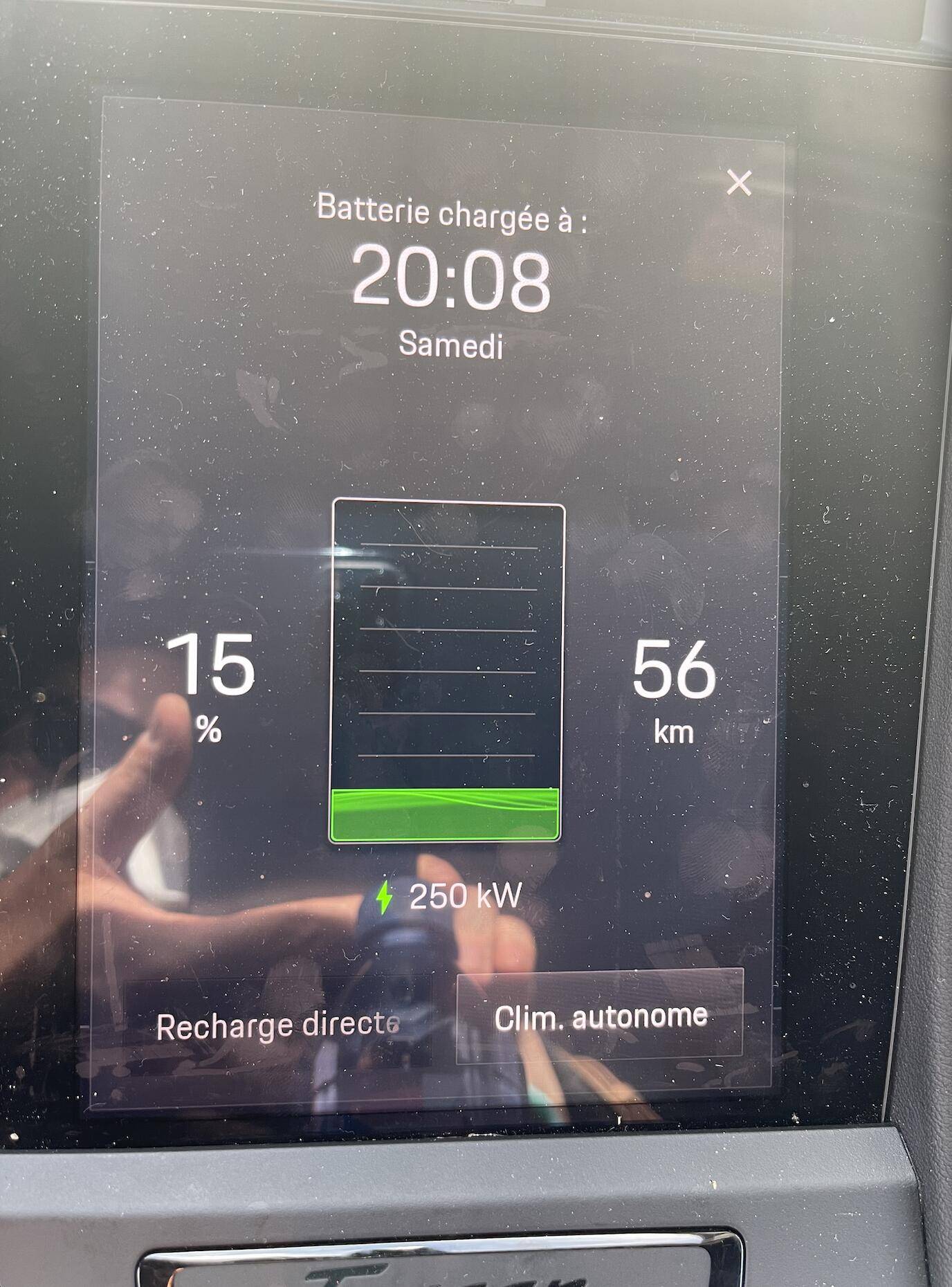 Porsche Taycan real world 250kW charging from past weekend road trip to LA Screenshot 2021-06-01 at 21.07.08