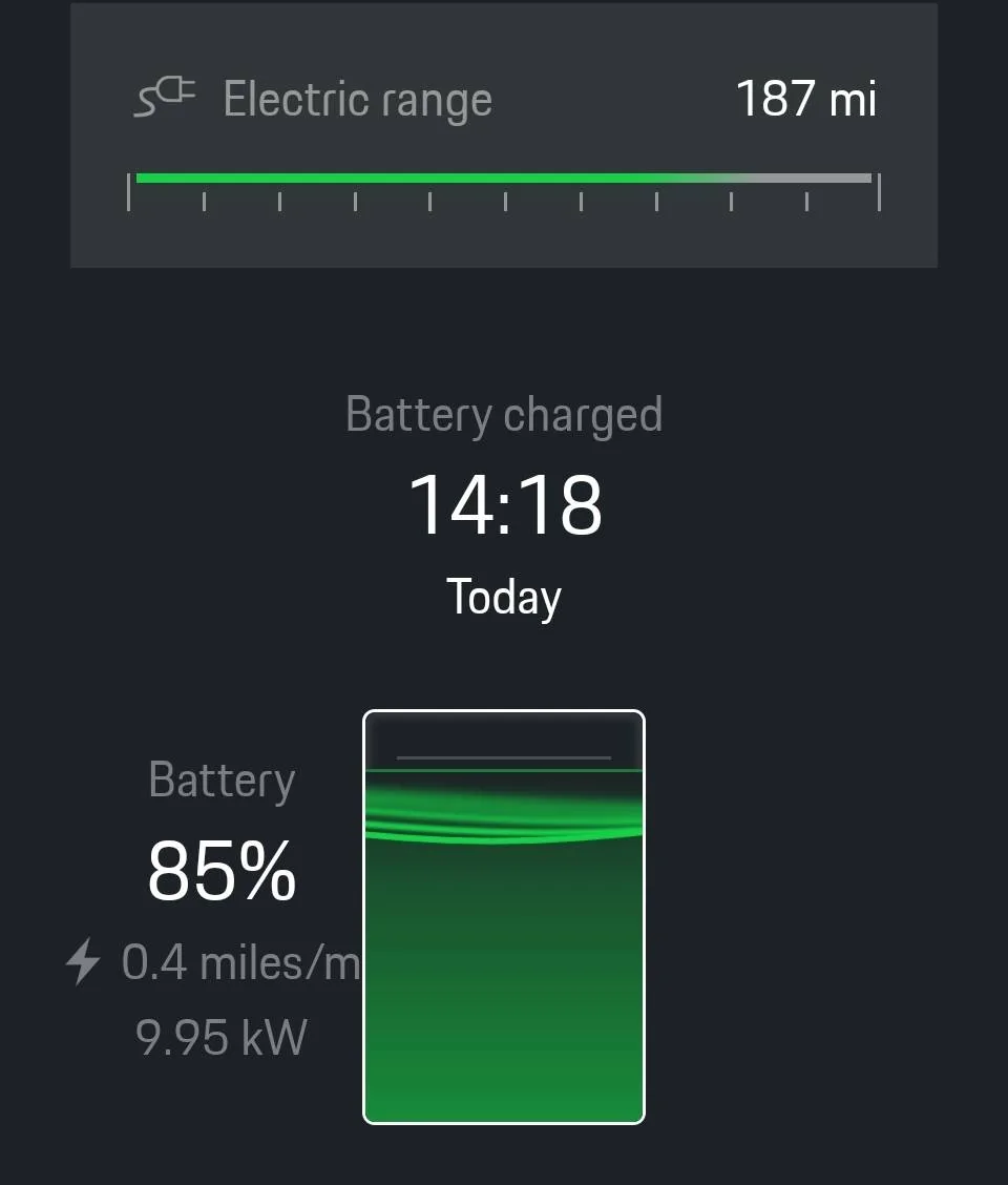 Porsche Taycan Newbie question miles to km, charging to 90%? Screenshot_20210605-124400_Chrom