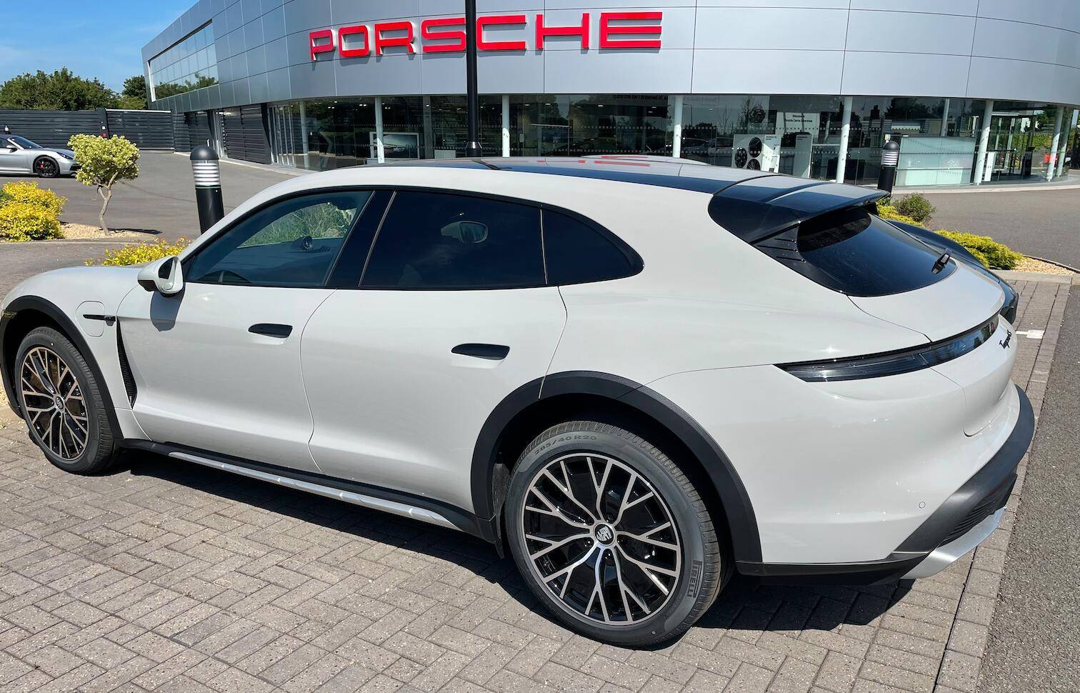 Porsche Taycan In my local dealership CT4s Screenshot 2021-06-09 at 20.19.42
