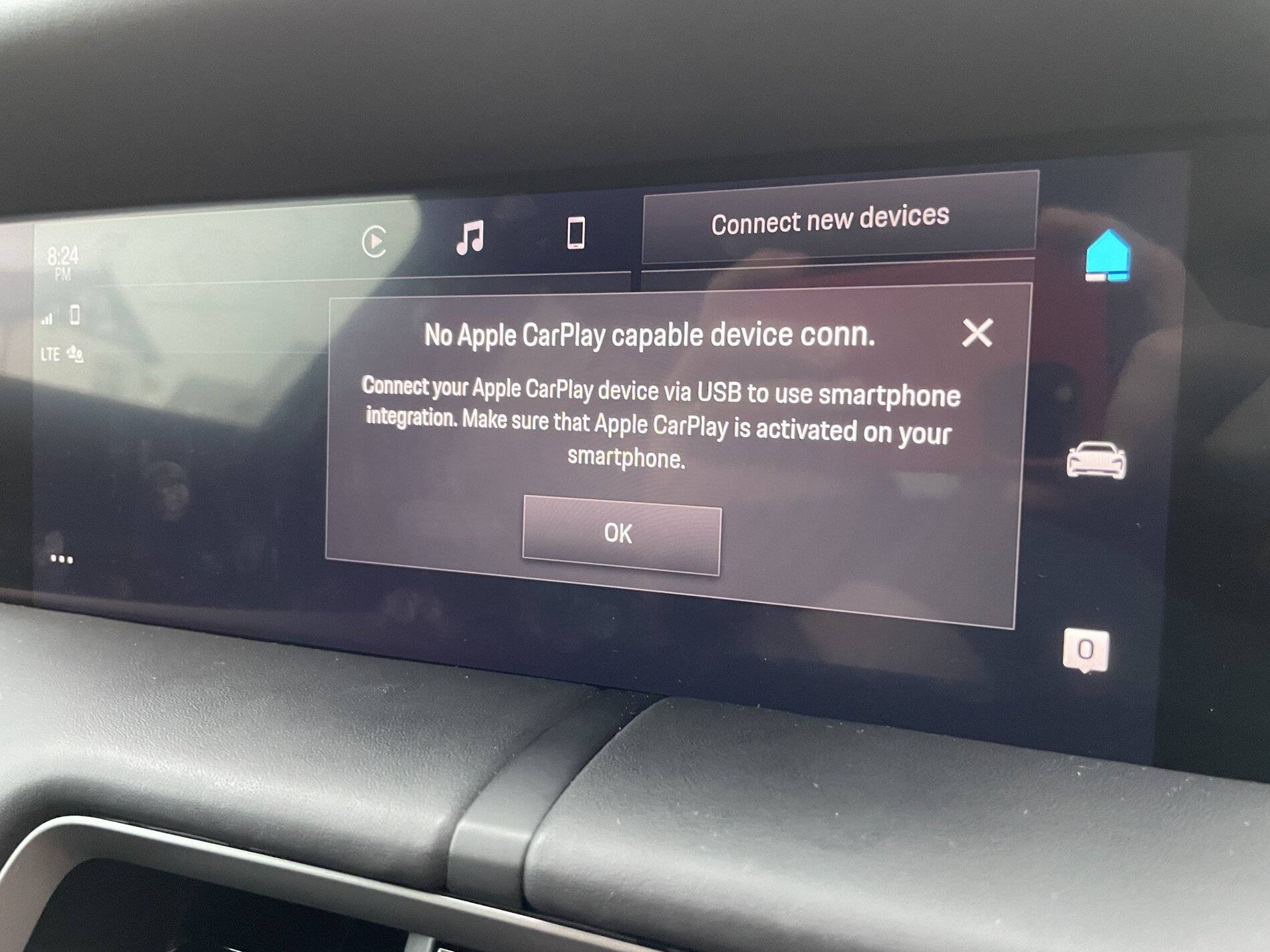 Porsche Taycan How to get Wireless CarPlay working? IMG_1133