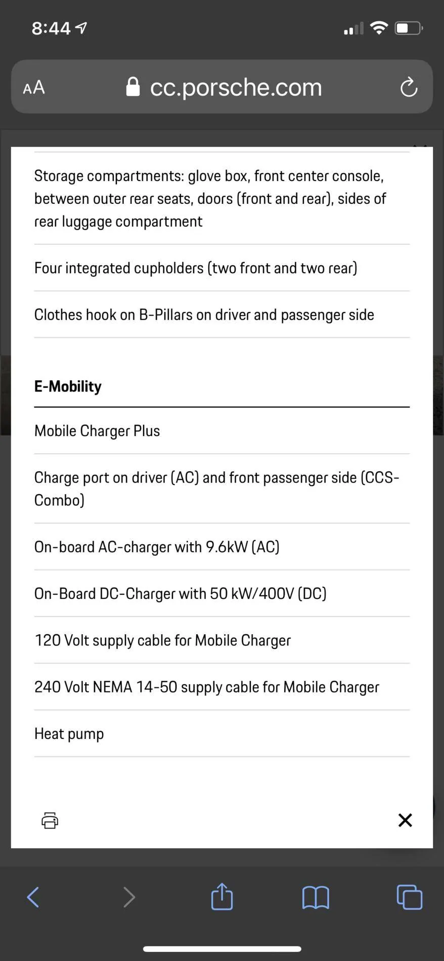 Porsche Taycan Mobile Charger connect 120v plug F4A8E78F-5D00-44C5-B68B-A7041BD13041