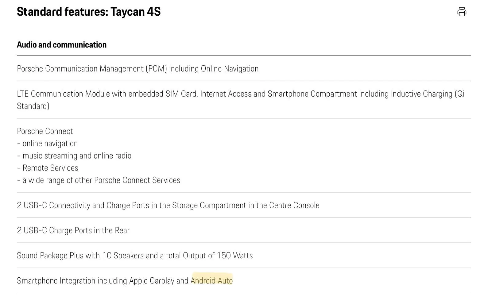 Porsche Taycan Android Auto in MY22? Spotted in S. Korean configurator C89FA403-2CE5-47FF-9975-56F8554F4973