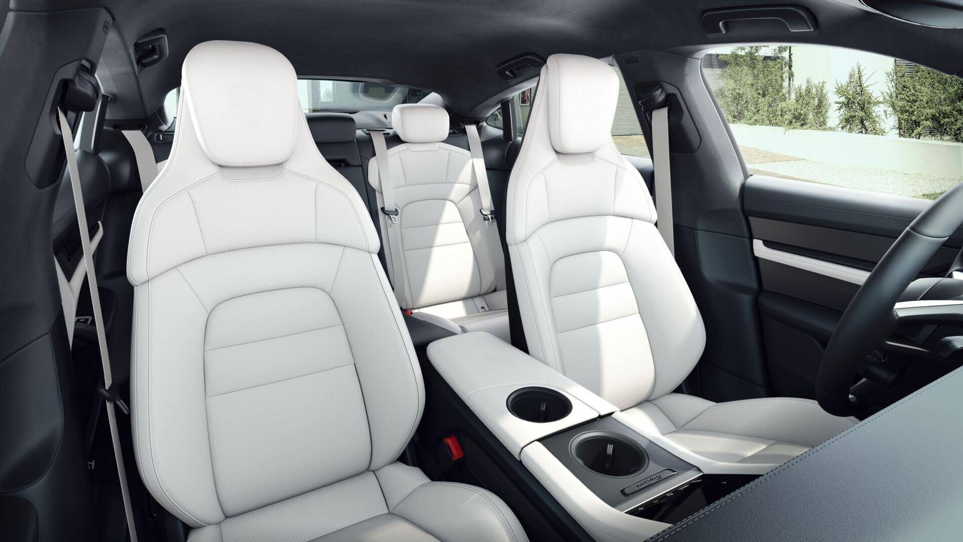 Porsche Taycan Inner Door-Sill Guards and B-Pillars in Leather 1623723026905