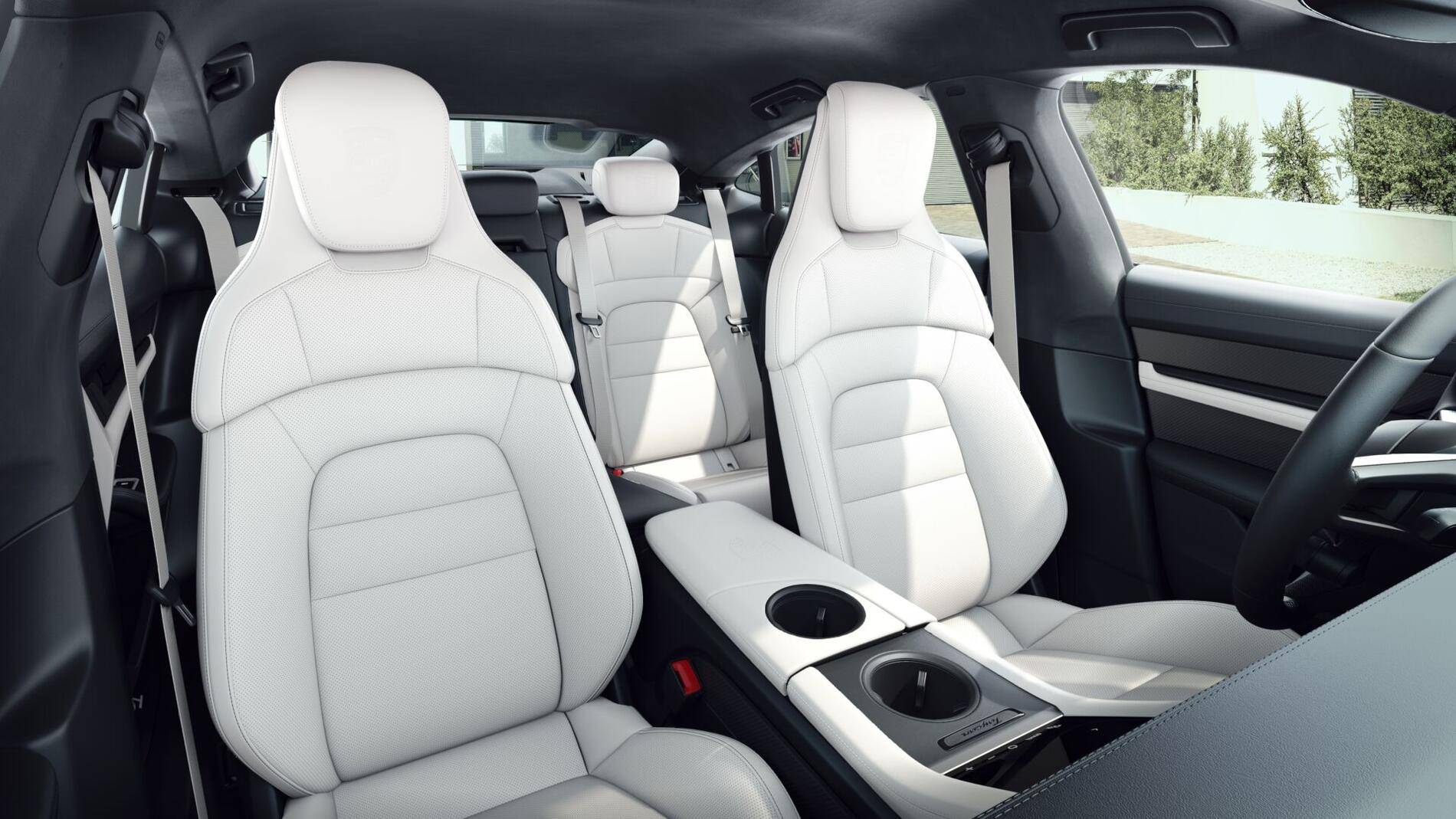 Porsche Taycan Inner Door-Sill Guards and B-Pillars in Leather 1623723051067