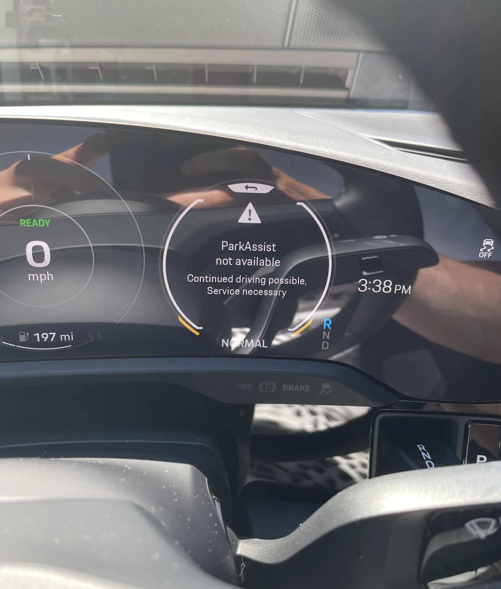 Porsche Taycan Park Assist Not Available error message Screen Shot 2021-06-18 at 4.42.45 PM