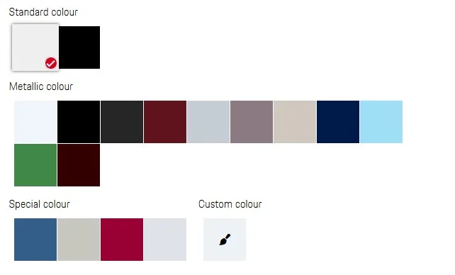 Porsche Taycan Nobody talking about the revised 2022 configurator? colors
