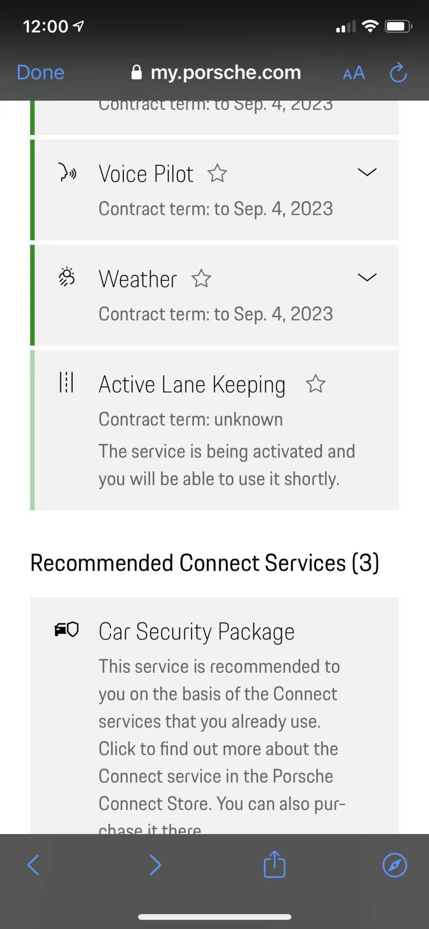 Porsche Taycan Function on Demand - Not Working? 1B07C5E9-998D-49D7-A27F-52134AB1C5B4