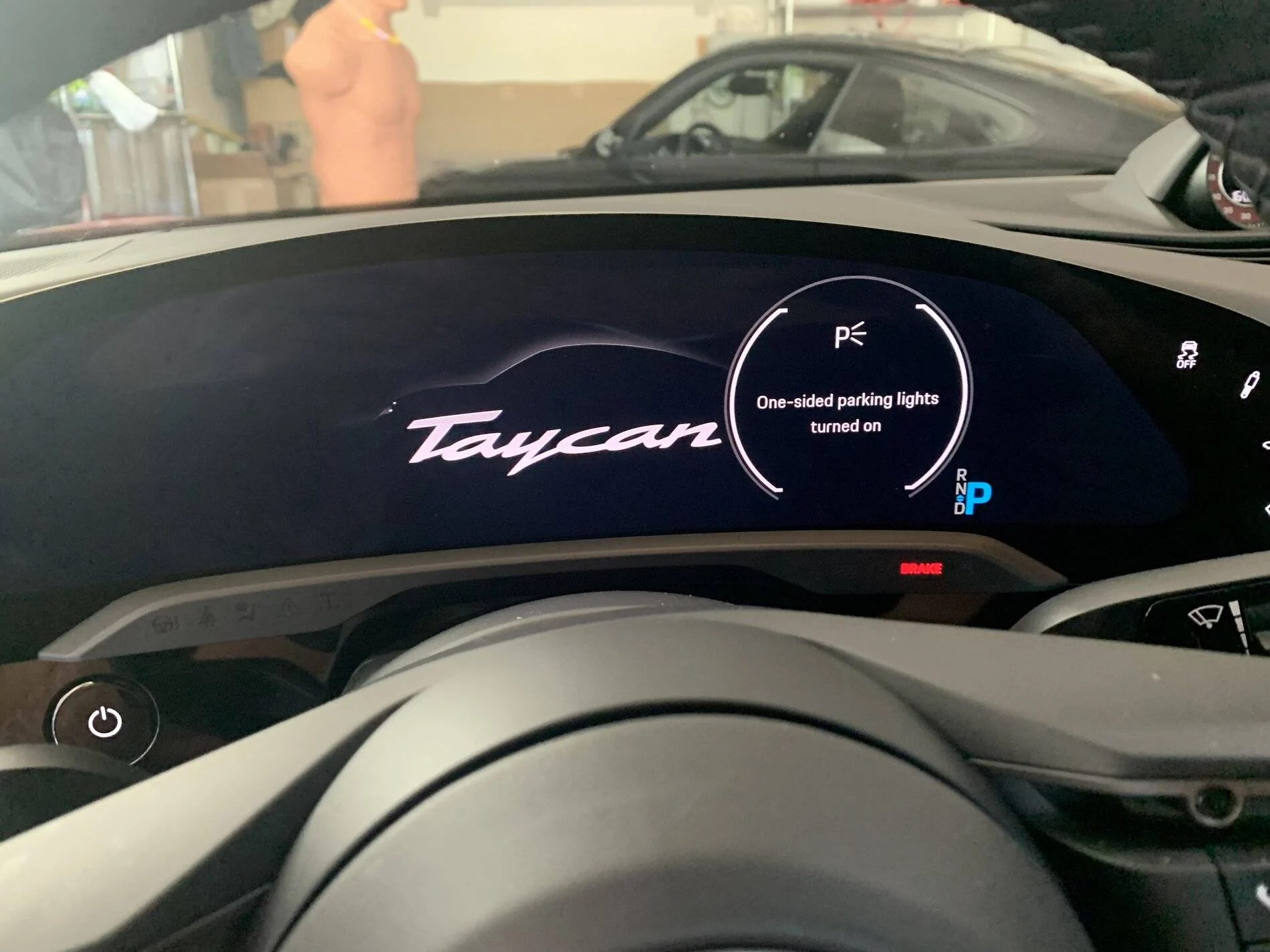 Porsche Taycan Left Rear light only on and 0.5 battery voltage drop over 4 hours.  Guess why rear light was on? 0780C191-D06A-41D4-80A3-B18E5A352398