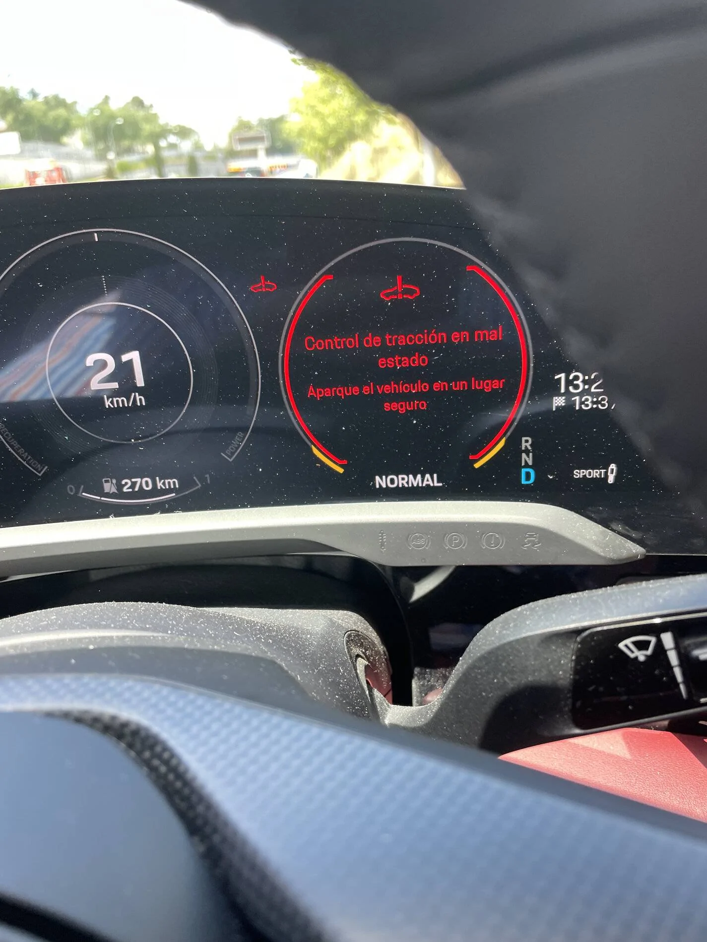 Porsche Taycan Traction control error, park vehicle safely... IMG_3764