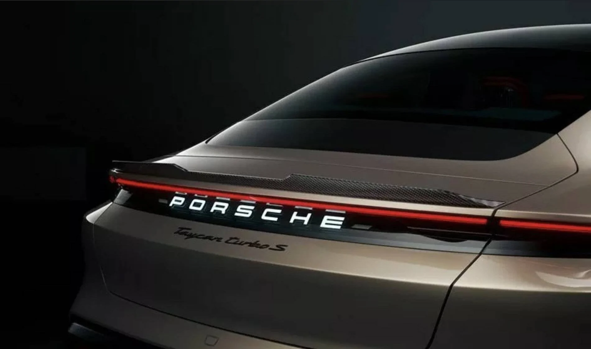 Porsche Taycan Aftermarket rear spoiler 8F59CD4D-1CCE-49F4-AF16-43F62DB16279