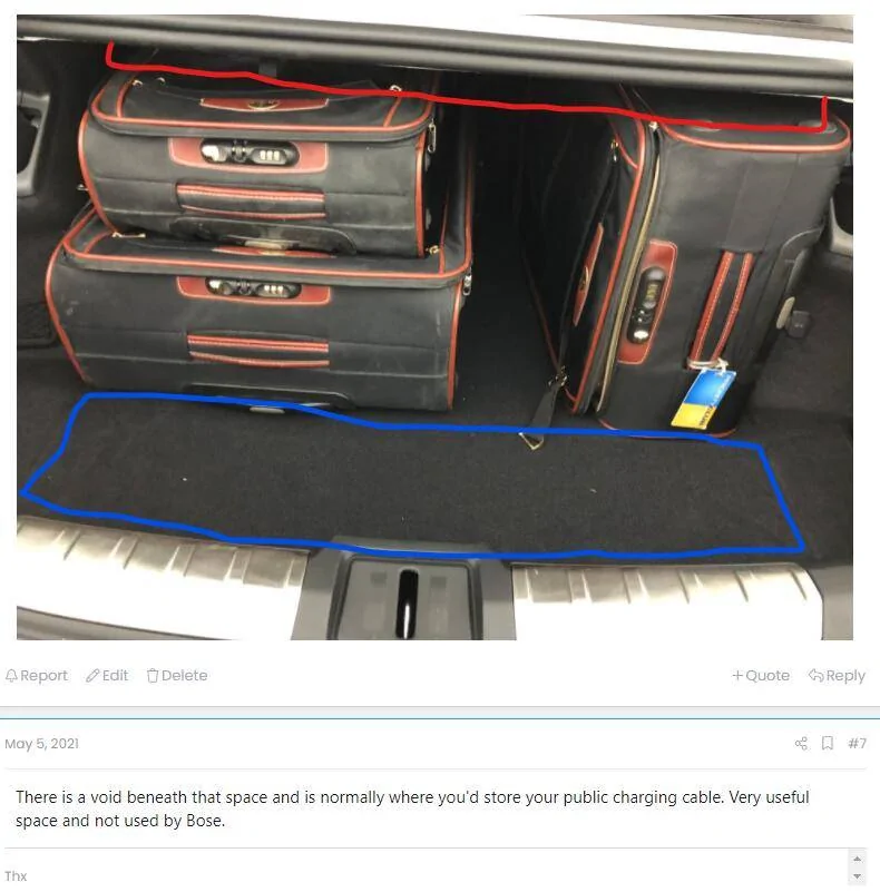 Porsche Taycan Trunk Taycan vs Cross Turismo 1625037854367