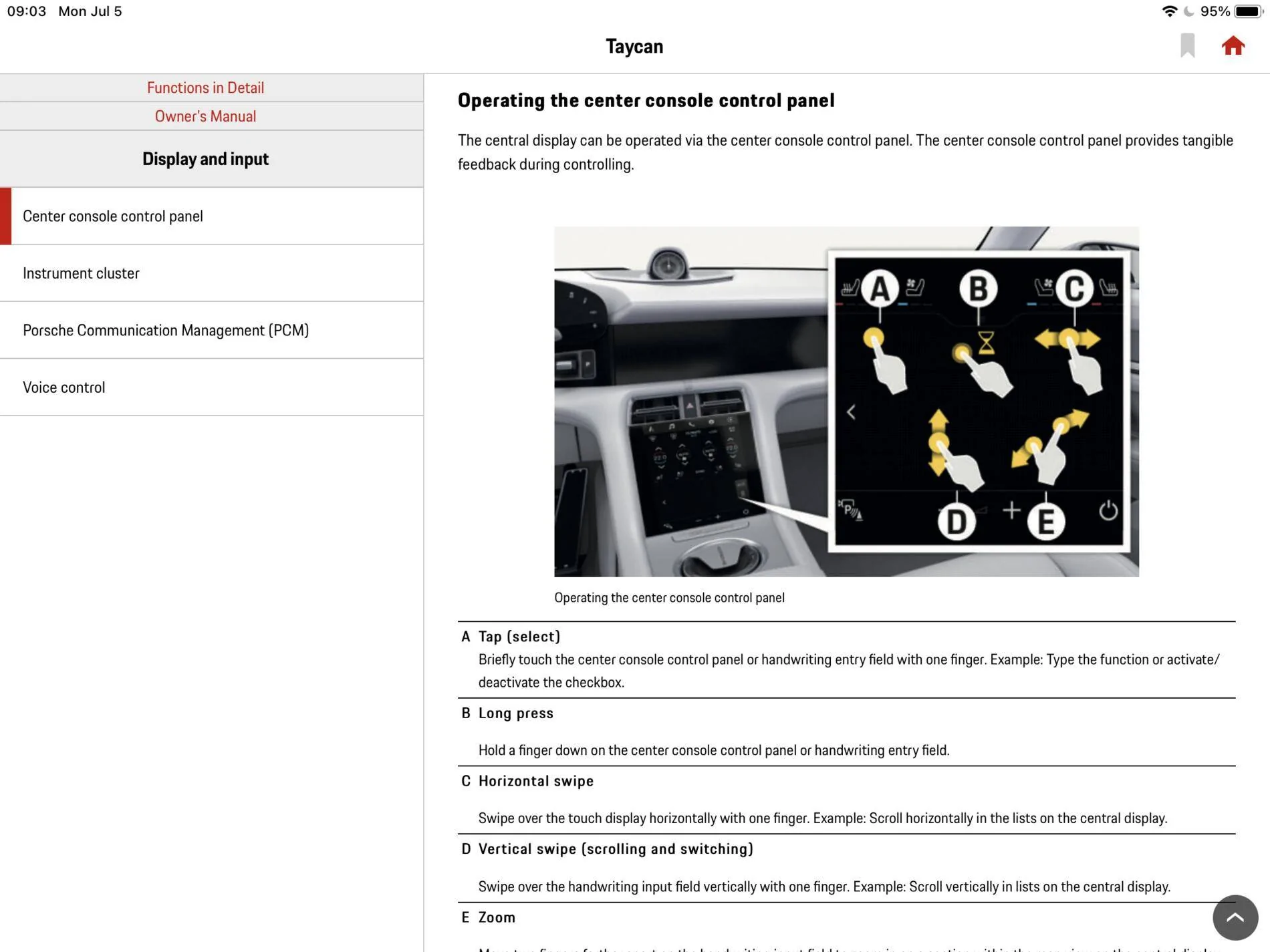 Porsche Taycan Gesture Controls 4AB49FBE-418D-498E-917E-694186F1A533