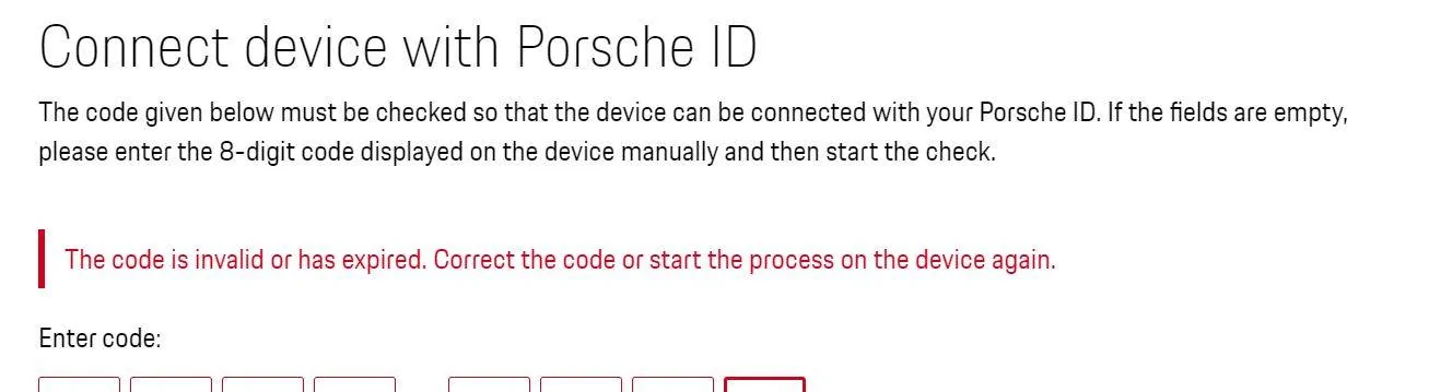 Porsche Taycan PMCC Server authentication error Capture PMCC
