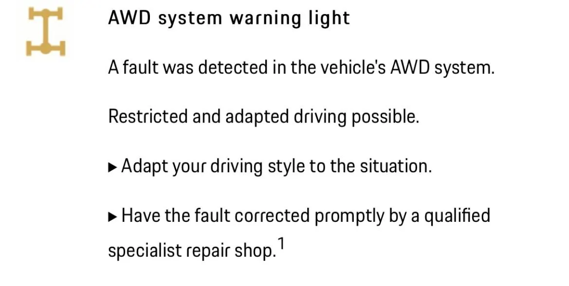 Porsche Taycan Why is my leg wet?!?? …and an AWD fault… 5F46F4A9-E947-4F19-812D-B6D0337E9240