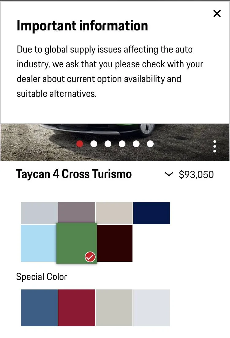 Porsche Taycan Porsche Norwich Showroom has Mamba Green CT FD7487D4-9A17-44E7-A803-A5A5DB58F383
