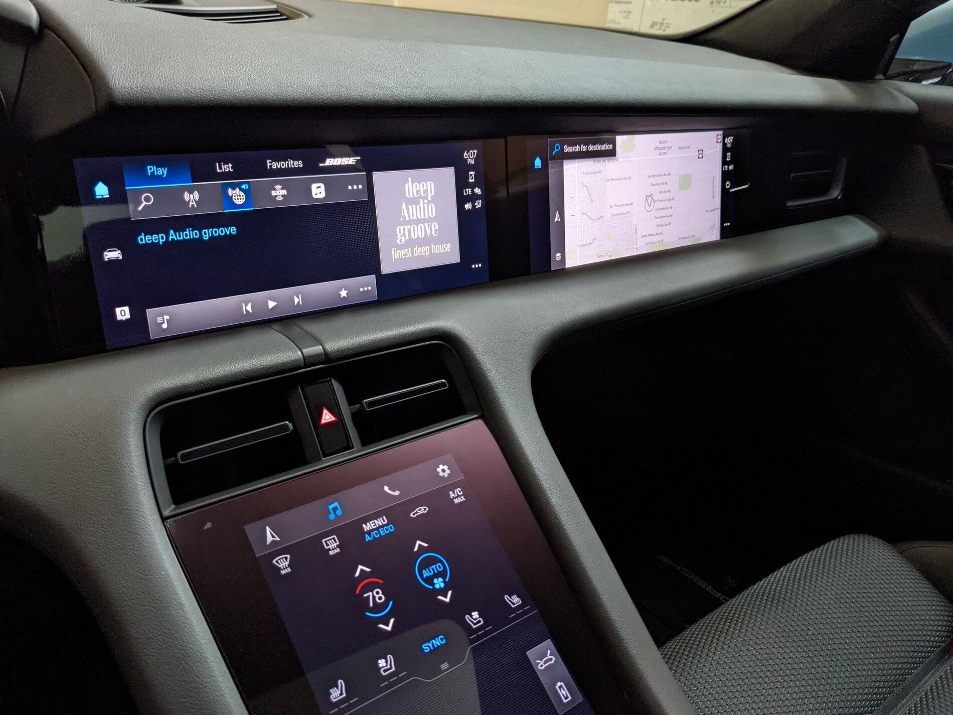 Porsche Taycan Xpel Interior Kit screens