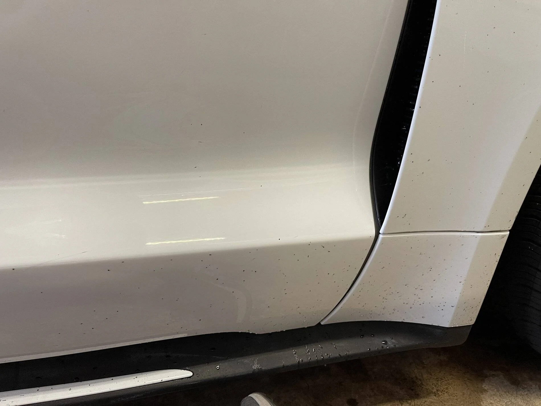 Porsche Taycan White Taycan Owners: how to remove black little dirt marks! B604296D-FAD4-4E8F-9793-8D1A216CE967