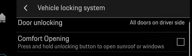 Porsche Taycan Using keys to close windows 1626405268695