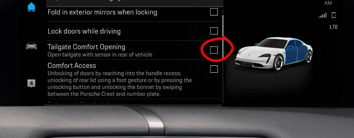 Porsche Taycan Trunk Closing Issue 2021-07-17_20.41.08