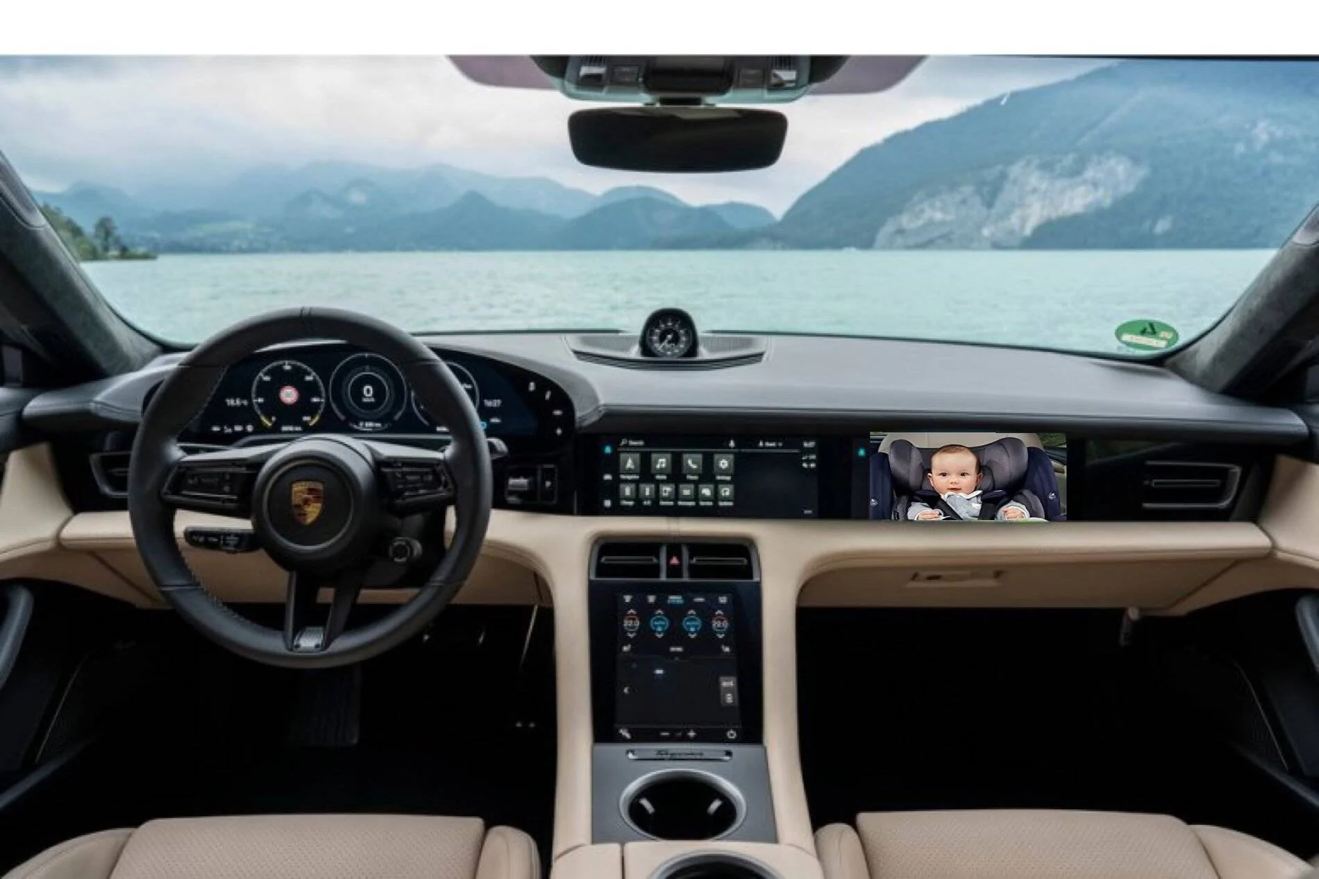 Porsche Taycan Baby monitor hack for passenger screen? C84576BA-FBAC-4366-A829-7BA59E856864