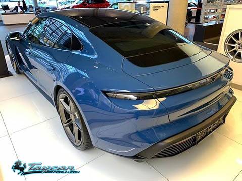 Porsche Taycan NEPTUNE BLUE Taycan Club 2021 Taycan Neptune Blue 4