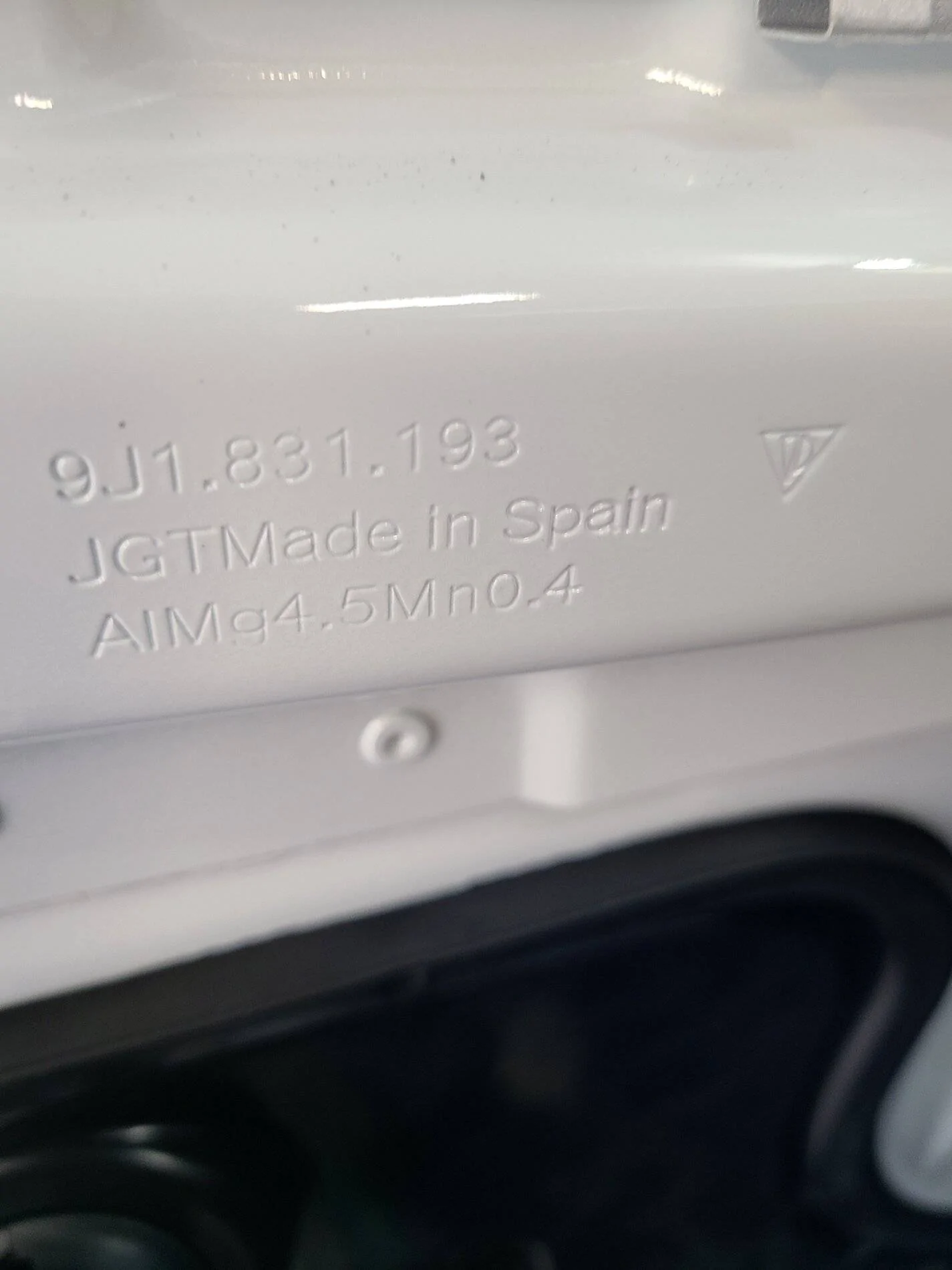 Porsche Taycan How I fixed the door rattles 20210724_131159