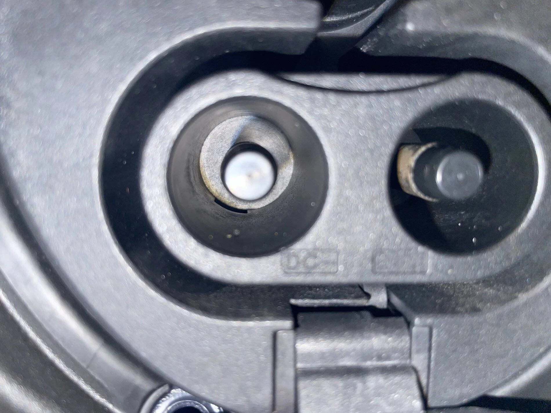 Porsche Taycan What's the point of the little flap that covers the lower part of the DC charging input? B863047C-292C-41EA-BC1A-8D7F298C9E80