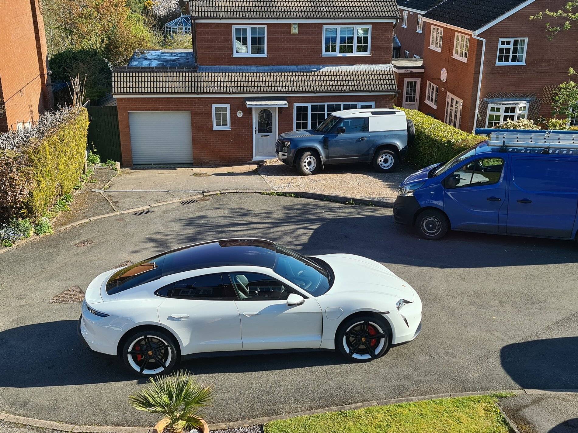 Porsche Taycan White Colour Range Comparison 20210502_085806