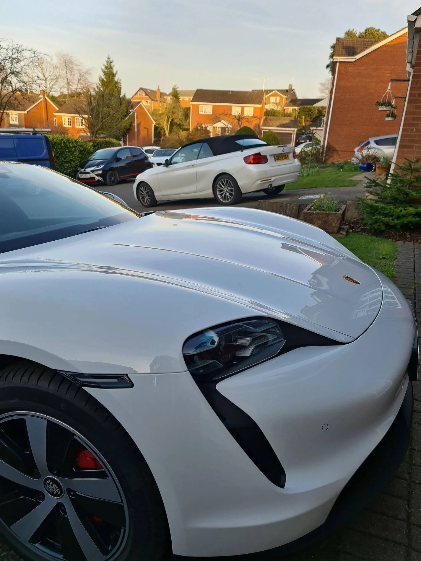 Porsche Taycan White Colour Range Comparison 20210321_173840