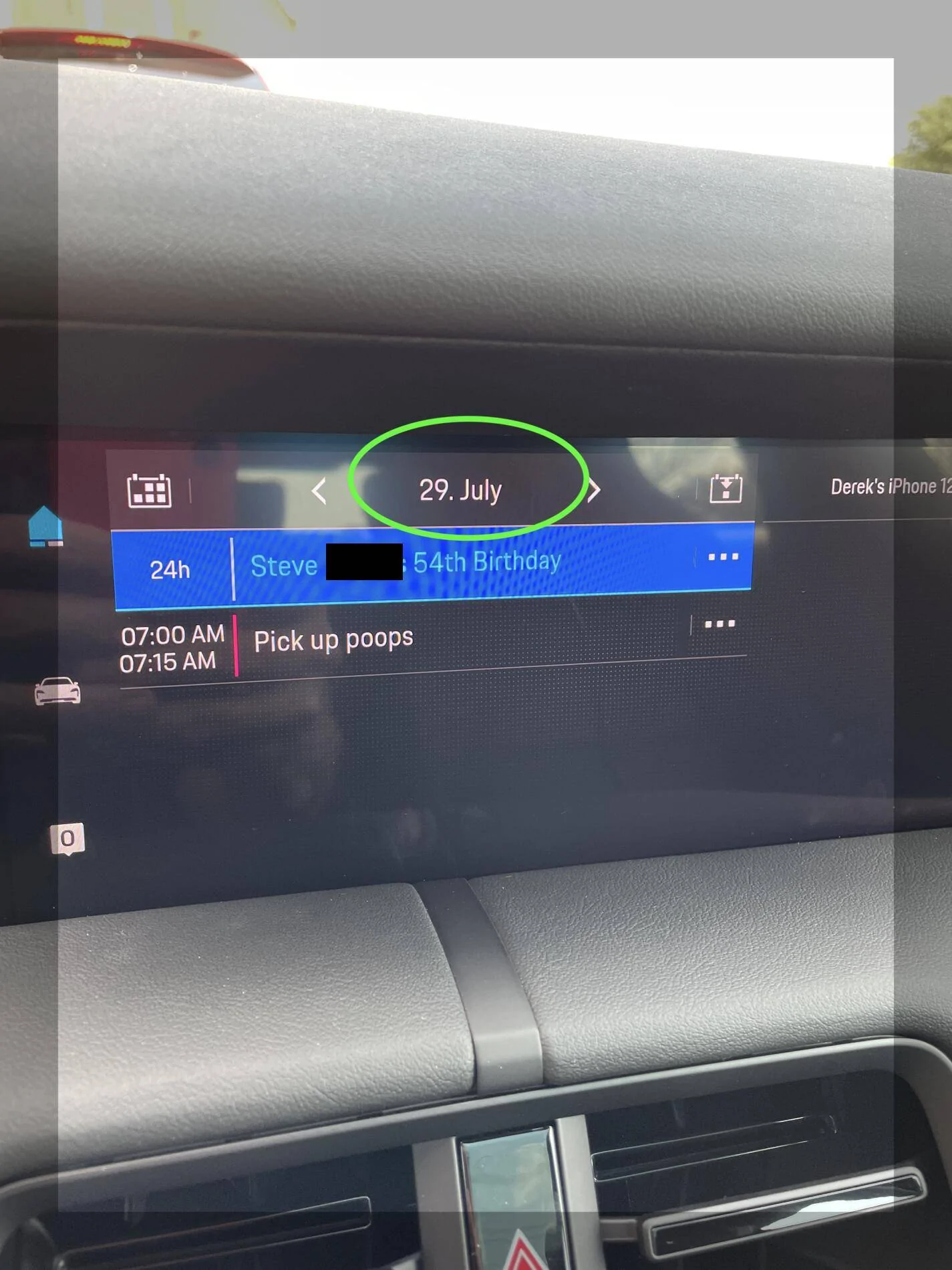 Porsche Taycan Bug Thread: Calendar shows events on incorrect days IMG_0323