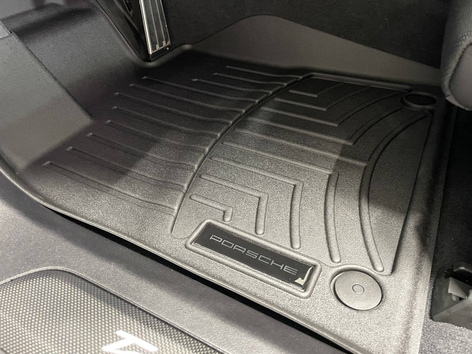 Porsche Taycan All Weather Mats - WeatherTech IMG_1888