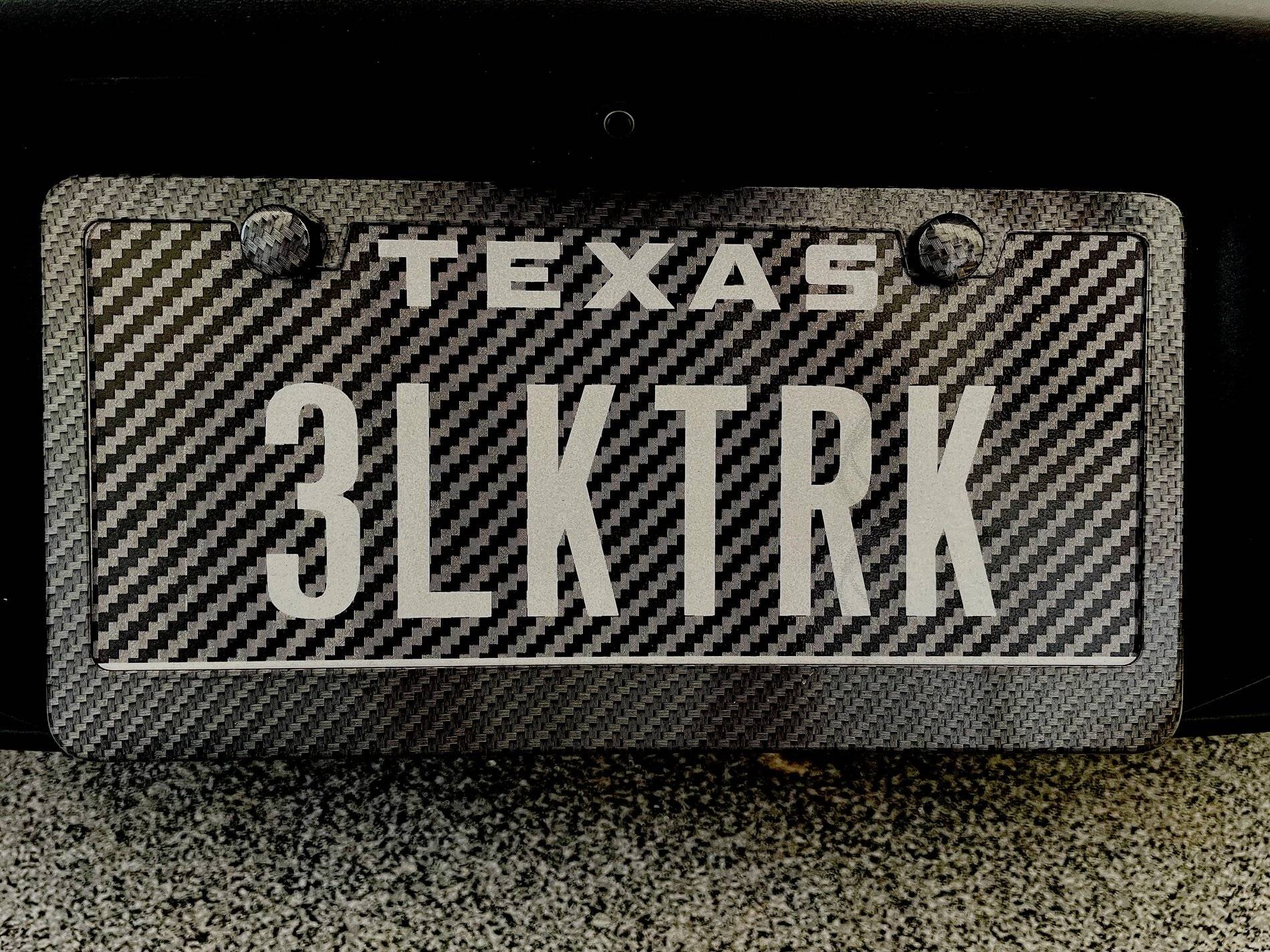 Porsche Taycan Personalized License Plates - What’s Yours / What do you Suggest? 3LKTRK.JPG