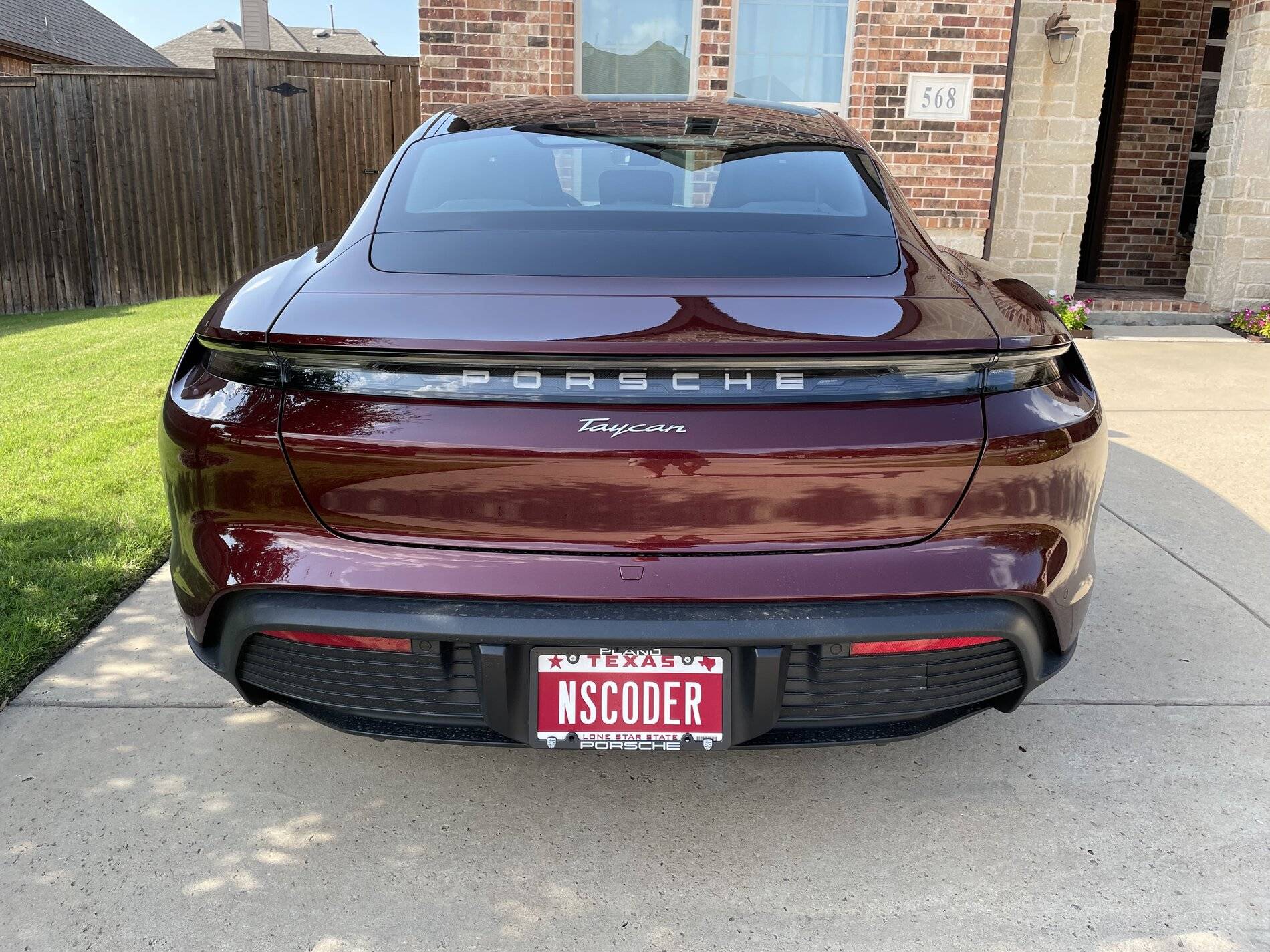Porsche Taycan Show Us Your Prestige License Plates IMG_0306