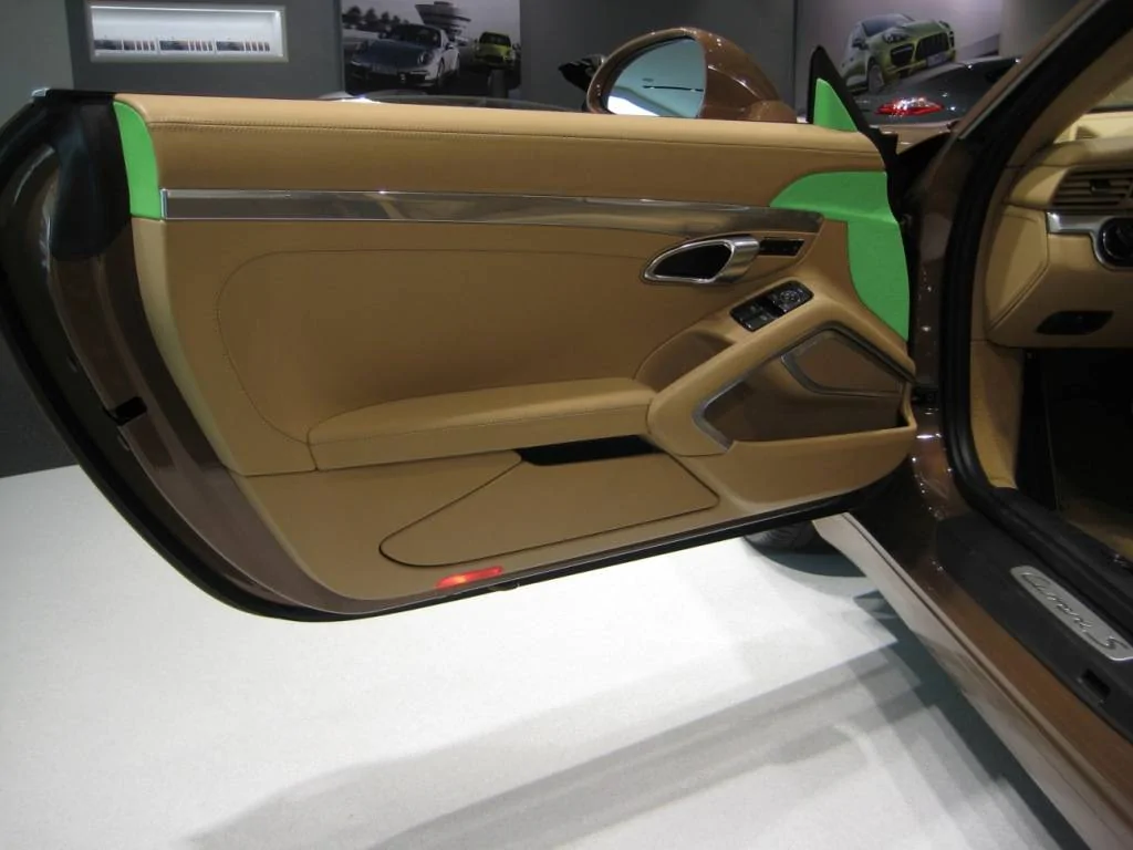 Porsche Taycan Question on option for "Door Trim Package in Leather" Leather - CXM highlighted