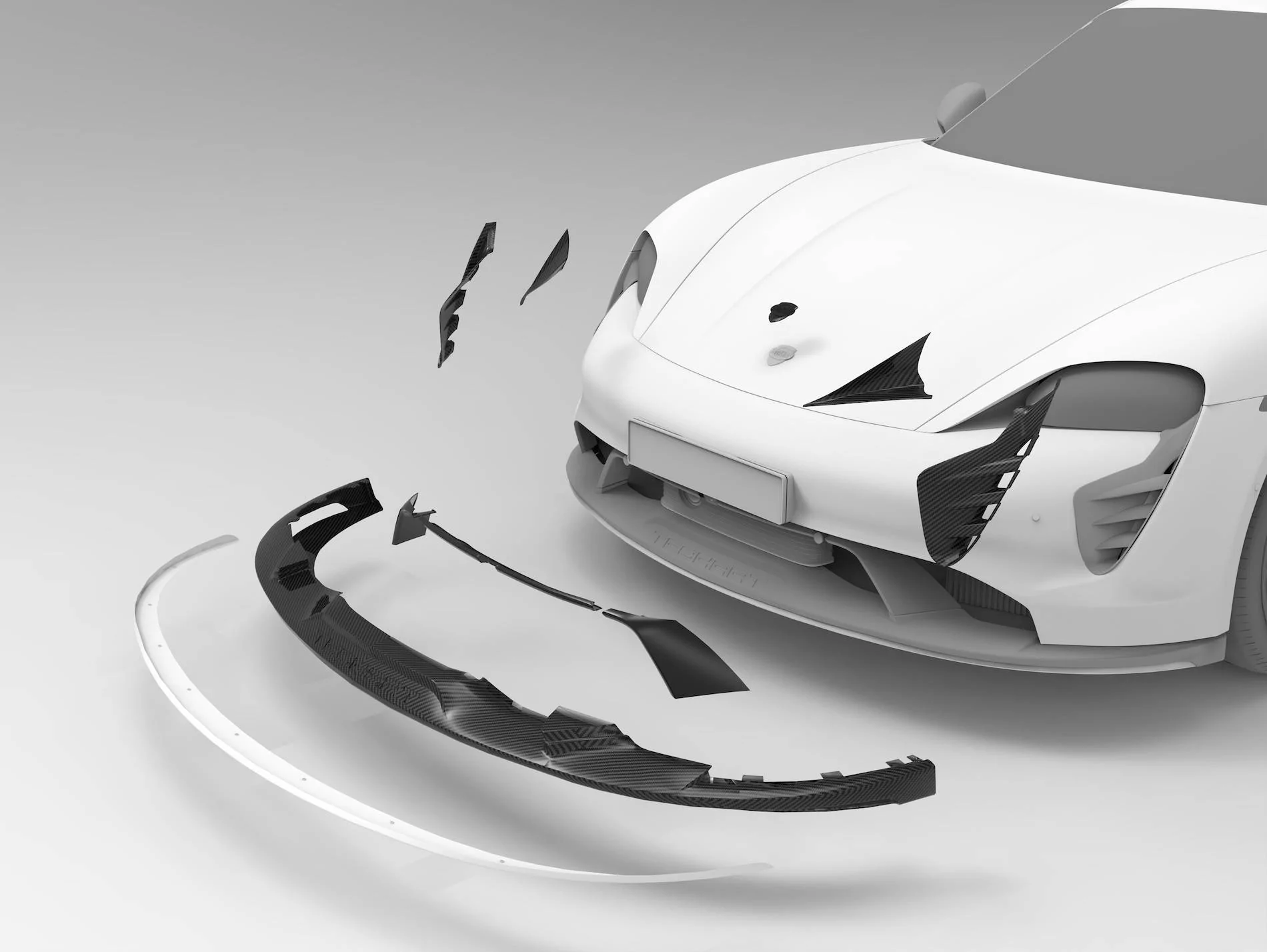 Porsche Taycan TECHART Porsche Taycan Carbon Aerokit Released TECHART_Aerokit_27