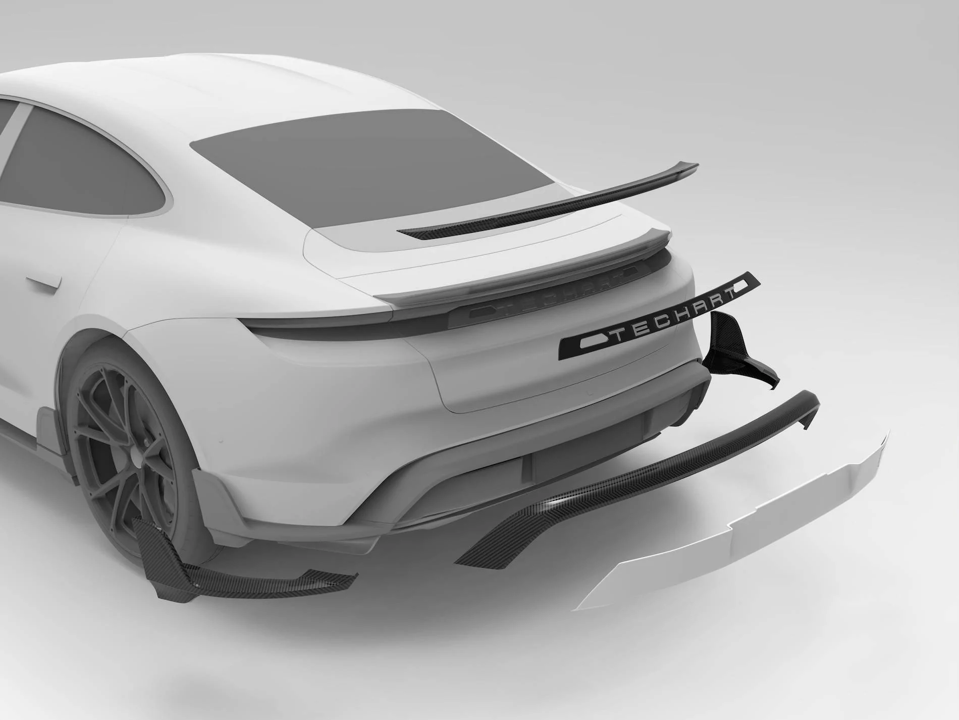 Porsche Taycan TECHART Porsche Taycan Carbon Aerokit Released TECHART_Aerokit_28