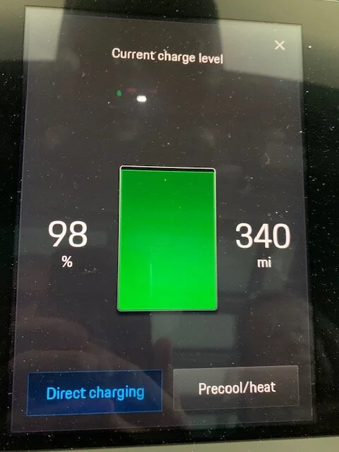 Porsche Taycan Estimating range and other ramblings Range6Aug2021