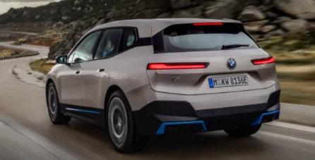 Porsche Taycan BMW i4 and iX in person Screen Shot 2021-08-07 at 6.59.53 PM