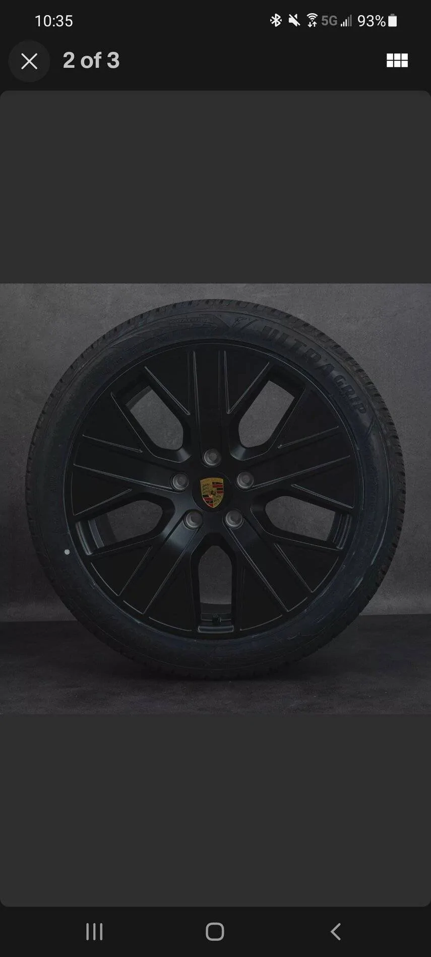 Porsche Taycan Has anyone powder coated their wheels black? Screenshot_20210807-223533_eBay