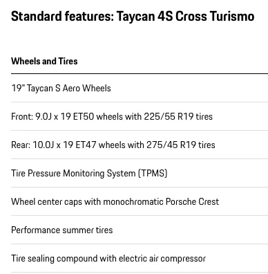 Porsche Taycan Taycan Secret Tips and Functions std