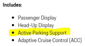 Porsche Taycan Taycan 2022 Configurator Question Remote Park Assist 1628453969579