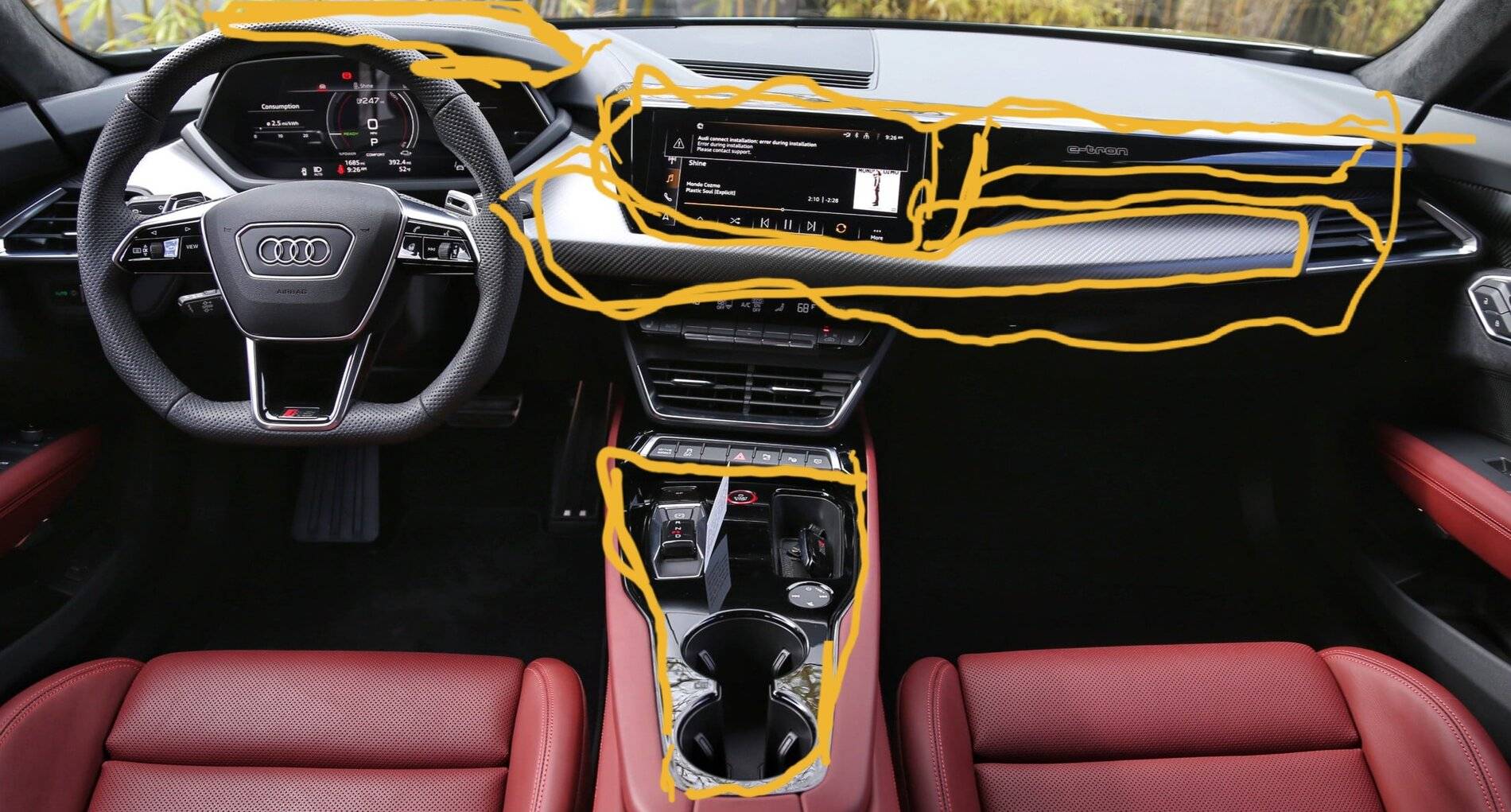 Porsche Taycan Taycan 4S vs Audi e-tron GT review audi-e-tron-gt-interior-2560x1707