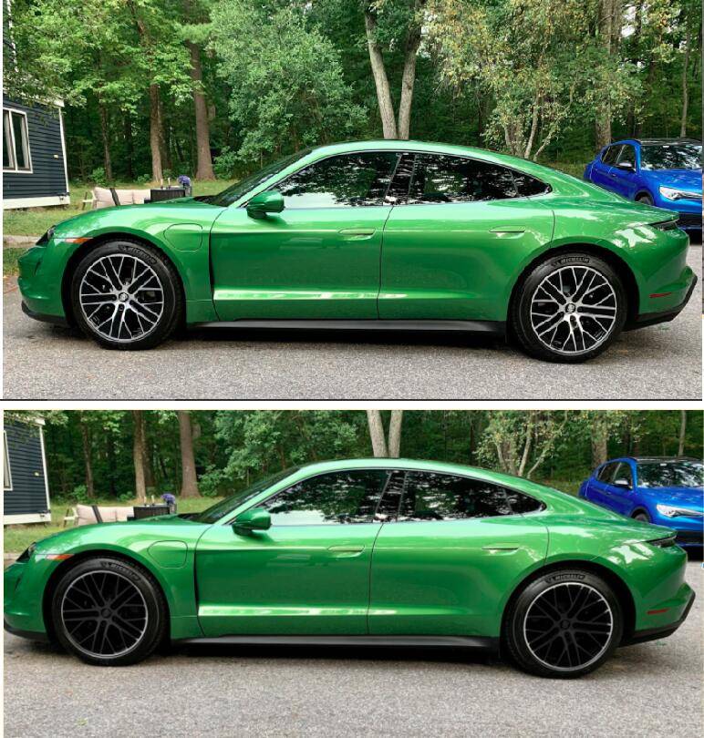Porsche Taycan Has anyone powder coated their wheels black? screenshot1