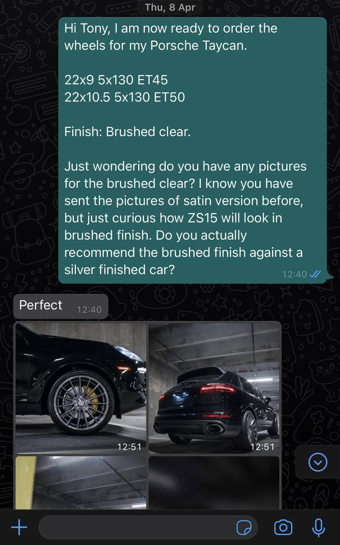 Porsche Taycan WARNING: DO NOT BUY ZITO WHEELS - Scammed by Tony Image-4