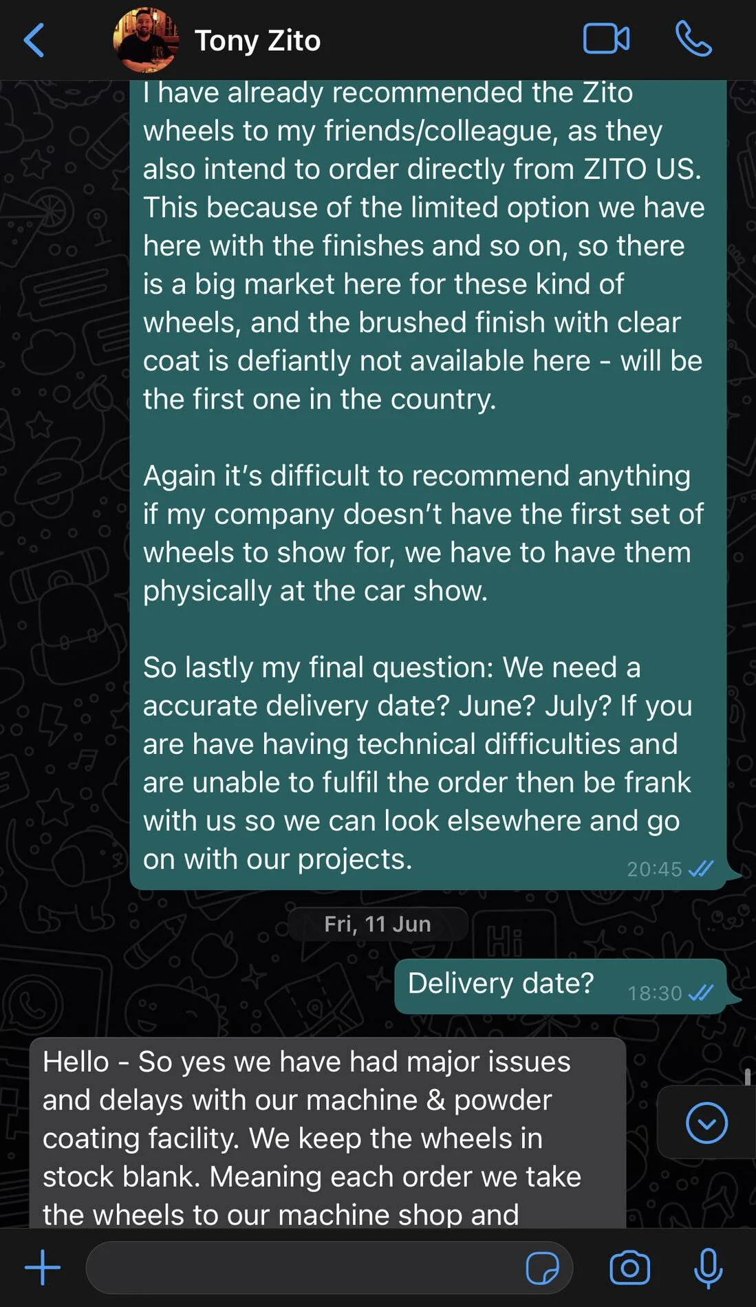 Porsche Taycan WARNING: DO NOT BUY ZITO WHEELS - Scammed by Tony Image-26