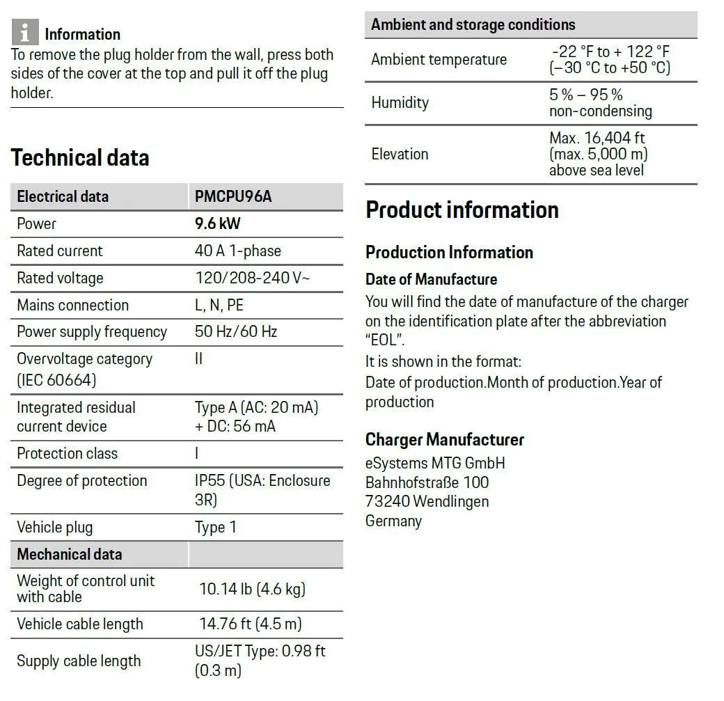 Porsche Taycan Home charging issue 1628666633746