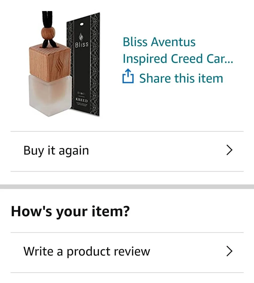 Porsche Taycan Taycan Scents Screenshot_20210811-201824_Amazon Shopping