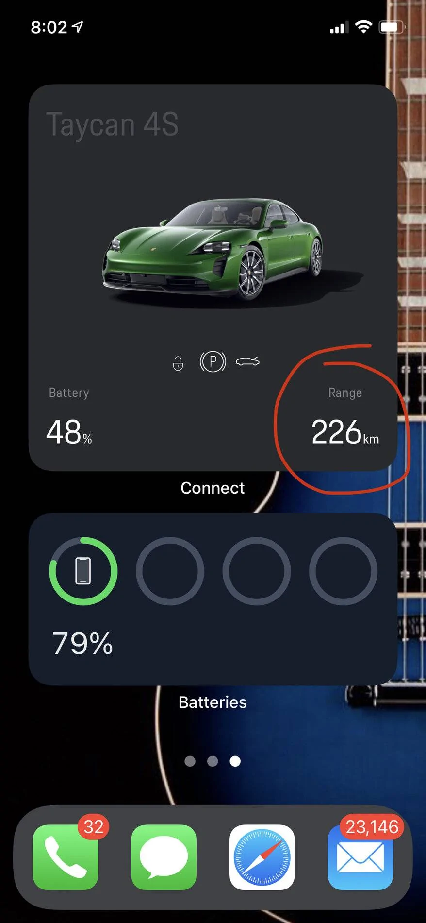 Porsche Taycan iOS Connect Widget - Wrong Units 22498D35-F70F-4D73-9545-16DF0CCD0199