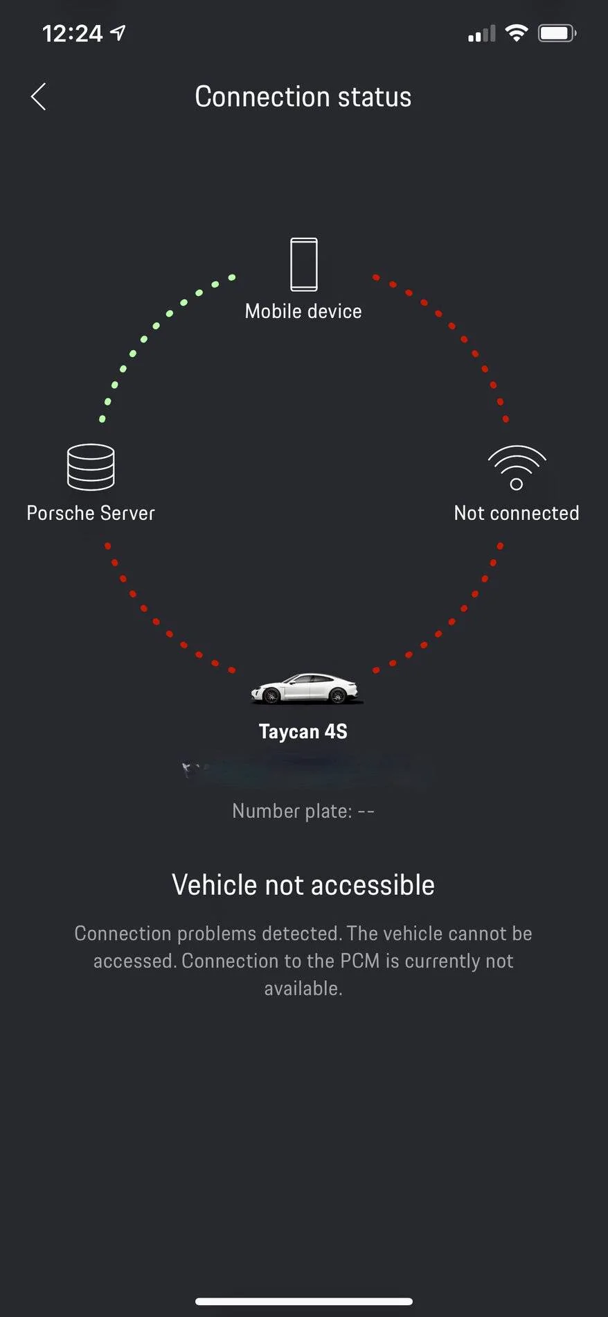 Porsche Taycan Taycan not connecting to App B179275A-0161-4A86-AFCA-9F8E3D0FE27D_1_201_a